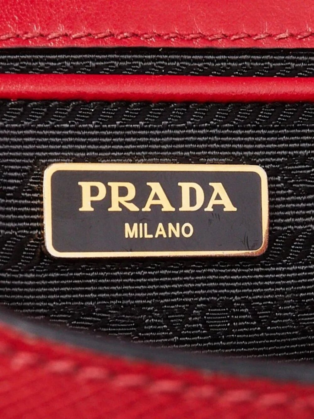 Prada Fuoco Saffiano and Soft Lux Leather Envelope Chain Bag - Picture 8 of 9